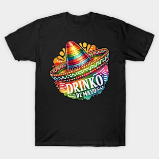 Womens Cinco De Mayo Funny Drinko De Mayo Fiesta Mexican Men T-Shirt